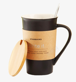 创意茶杯产品实物星巴克马克杯高清图片