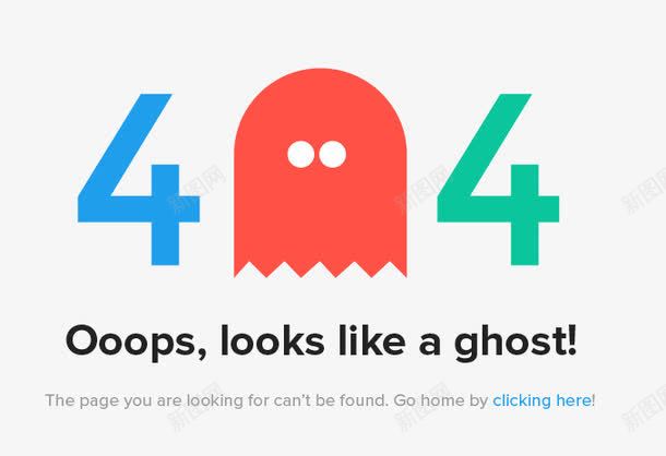 404错误页面psd免抠素材_新图网 https://ixintu.com 404 弹出框 网页 错误页面