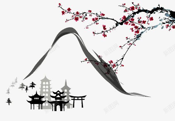 日本特色风景水墨画png图片免费下载 素材7ynppjjjq 新图网 日本特色风景水墨画png图片免费下载 素材7ynppjjjq 新图网
