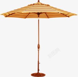 条纹大伞太阳伞实物装饰高清图片