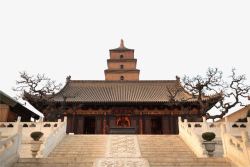 水墨亭台阁楼中国古风建筑高清图片