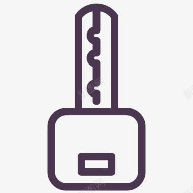 小型车车钥匙汽车租赁锁租金分享图标图标