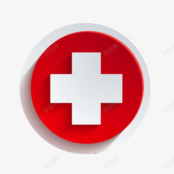 十字图标png_新图网 https://ixintu.com 加号 十字 图形 标志用于装饰 标识红色 红色的圆形图标 魔鬼鱼