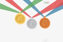奥运会五环奖牌高清图片