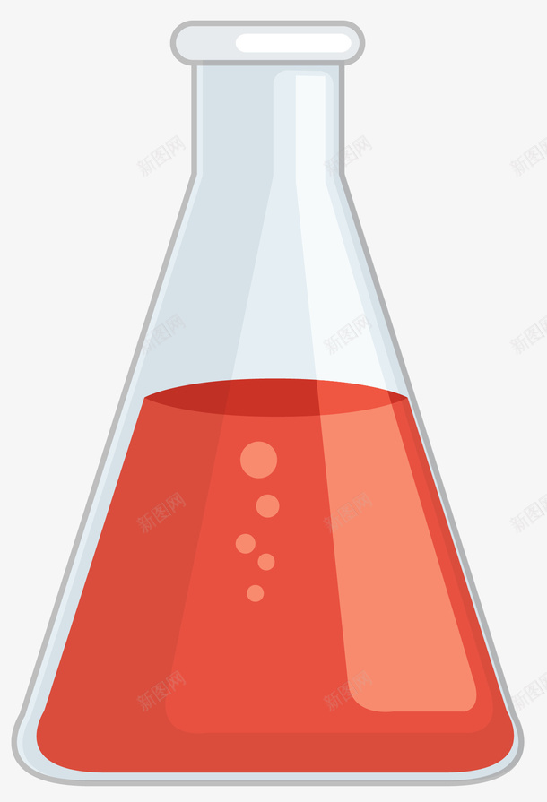 透明锥形瓶卡通器皿矢量图ai免抠素材_新图网 https://ixintu.com 化学器皿 医学器皿 卡通 器皿 实验器皿 扁平风格 矢量图 透明风格 锥形瓶