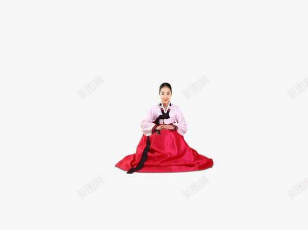 韩国美女png免抠素材_新图网 https://ixintu.com 韩国人美女韩服传统服饰
