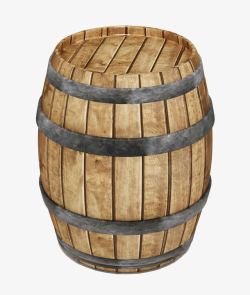红酒酿造橡木酒桶高清图片