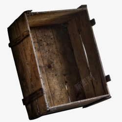 素材杂物废弃的旧物木箱图案高清图片