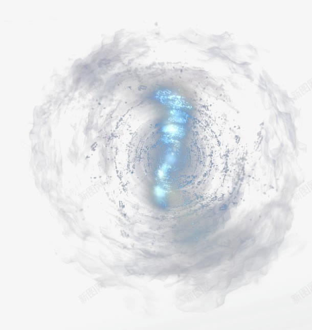 蓝色银河系png免抠素材_新图网 https://ixintu.com 星系 星际云 漩涡 蓝色 螺旋星系 行星 银河星系 银河系