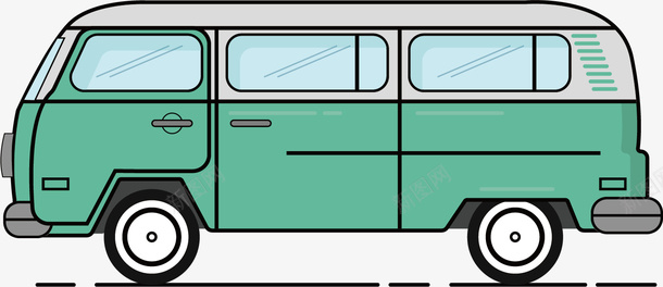 水彩绿色巴士矢量图ai免抠素材_新图网 https://ixintu.com 卡通 巴士 手绘 方便 水彩 绿色 行驶 矢量图