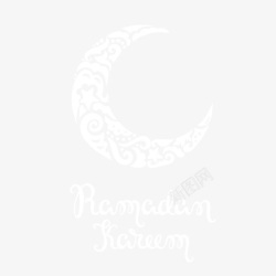 阿拉伯语伊斯兰月亮高清图片