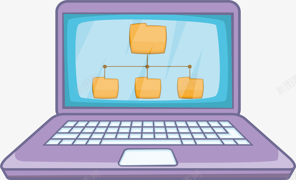 电脑上的文件矢量图ai免抠素材_新图网 https://ixintu.com 卡通 手绘 文件管理 电子设备 编程 计算机 矢量图