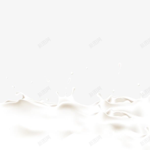 溅起的液态牛奶PSDpsd免抠素材_新图网 https://ixintu.com 奶制品素材 牛奶矢量 牛奶背景