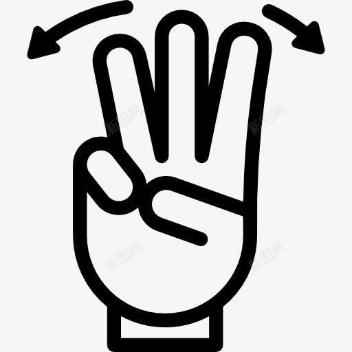 签下LenguageW图标png_新图网 https://ixintu.com 姿势 手 手势 手指 耳聋 表情符号
