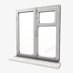 简单格子窗白色窗台格子窗高清图片