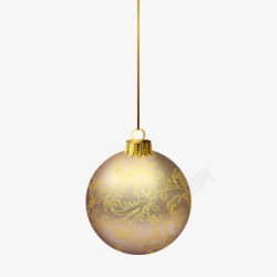 古典圣诞装饰灯元素素材