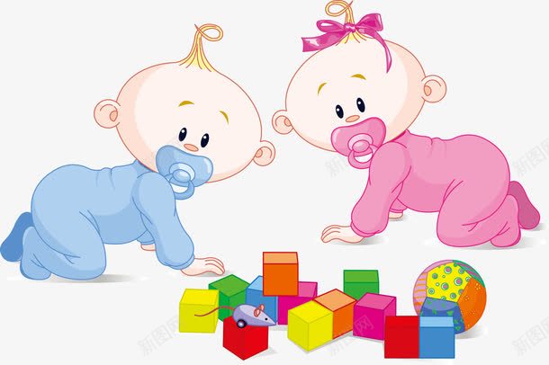 婴儿png免抠素材_新图网 https://ixintu.com bb 儿童幼儿 可爱 奶瓶 小孩子 幼儿 爬着的bb 爬着的婴儿
