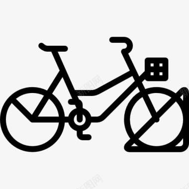 自行车停放图标图标
