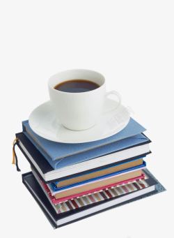 图书信息咖啡与书高清图片