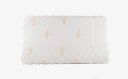 粗布枕套实物泰国皇家乳胶枕高清图片