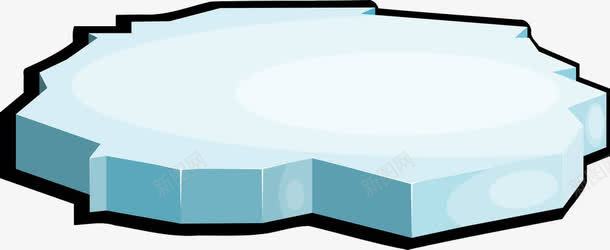 白色浮冰png免抠素材_新图网 https://ixintu.com 冰块 冰山 冰山一角 大海 模型 浮冰 海面 白色