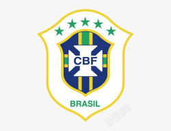 巴西图标巴西国家队队徽图标高清图片
