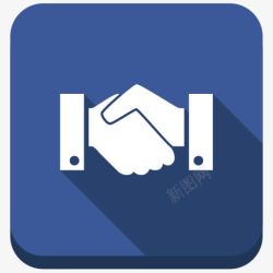 handshake协议业务合同一言为定朋友手握手图标高清图片