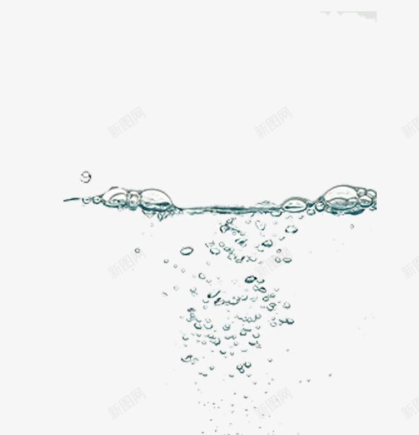 蓝色气泡png免抠素材_新图网 https://ixintu.com 上升 平静 气泡 水中 水中气泡 浮动