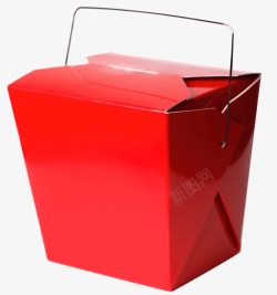 红色餐盒外卖餐盒高清图片