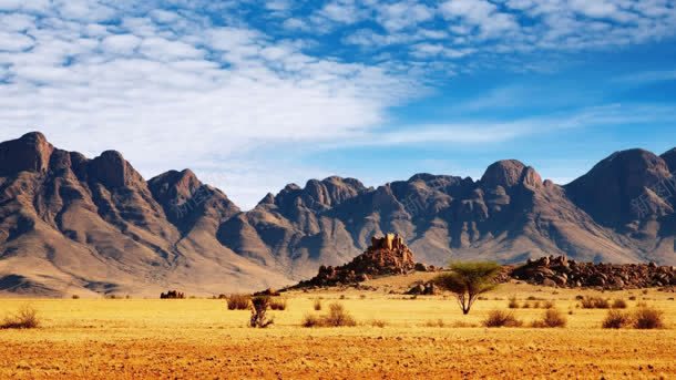 纳米比亚沙漠风景自然景色背景