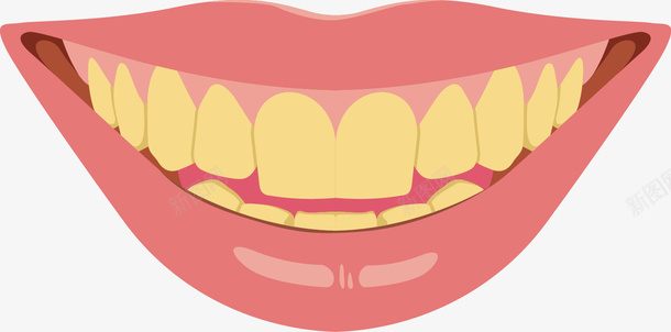 黄色牙齿整齐门牙矢量图ai免抠素材_新图网 https://ixintu.com 一排牙齿 卡通 嘴唇 手绘 整齐 牙齿 粉红色 门牙 黄色 矢量图