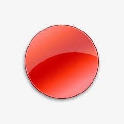 红色水晶风格录音按钮图标png_新图网 https://ixintu.com 录音