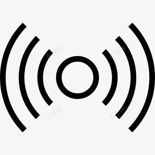 网络信号图标png_新图网 https://ixintu.com WiFi信号 接口 无线WIFI 无线上网 无线连接 连接互联网