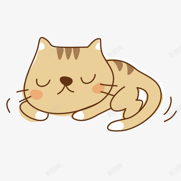 懒洋洋的小猫png免抠素材_新图网 https://ixintu.com 小猫 懒洋洋 猫 猫咪