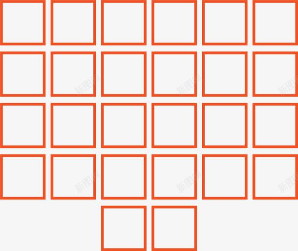 红色格子方块png免抠素材_新图网 https://ixintu.com 拼接格子 方块 方框 红色格子 组合方块 边框纹理
