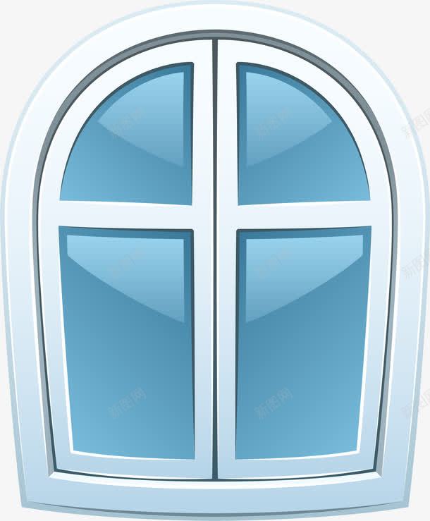 卡通窗户png免抠素材_新图网 https://ixintu.com 玻璃 矢量素材 窗口 窗户 窗户矢量 铝合金