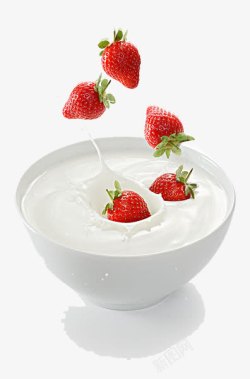 草莓奶昔素材