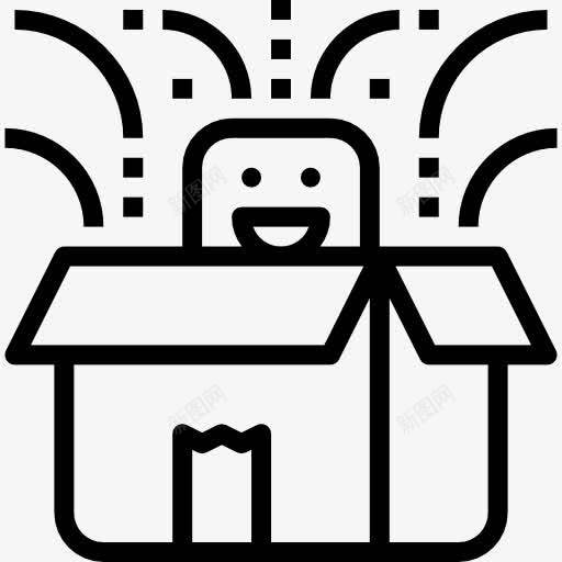 新产品图标png_新图网 https://ixintu.com 业务 交货 包装 新产品 易碎 箱 纸板