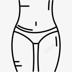 人体腹部人体腹部图标高清图片