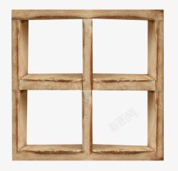木质窗框素材