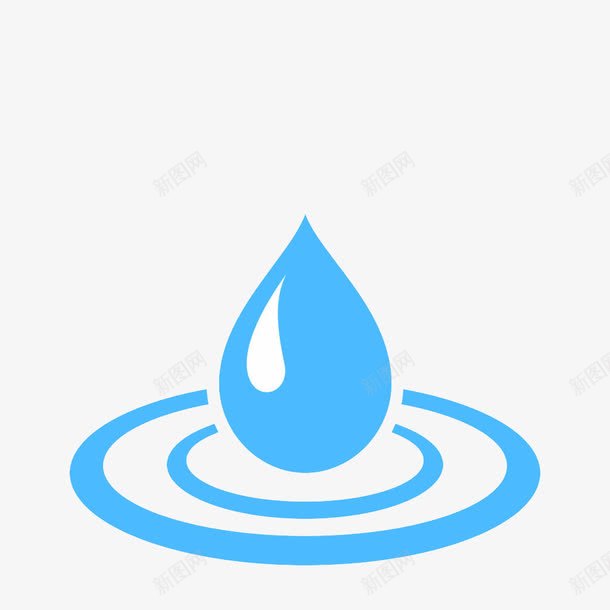 蓝色立体水资源过滤图标png_新图网 https://ixintu.com 图标 排除 水资源 消除 立体 纯净 蓝色 过滤 过滤图标