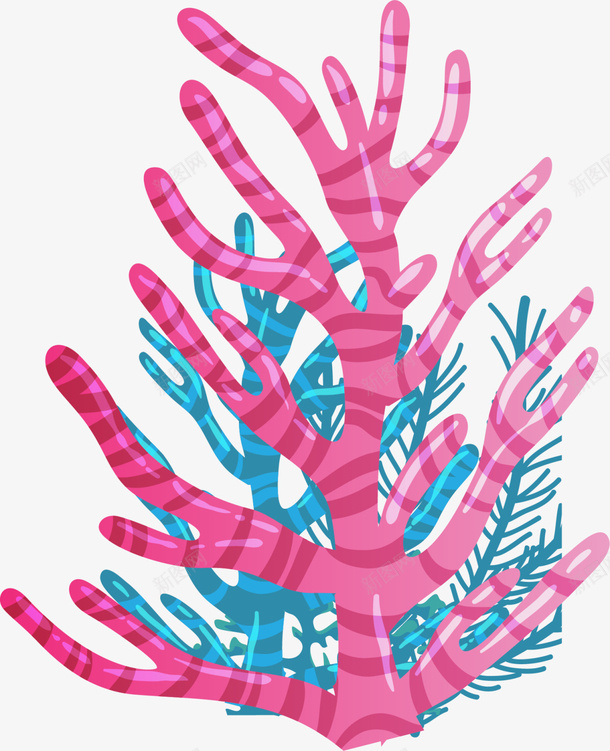 粉色立体闪耀珊瑚png免抠素材_新图网 https://ixintu.com 6月8号 世界海洋日 大海 珊瑚礁 粉色珊瑚 自然 闪耀珊瑚