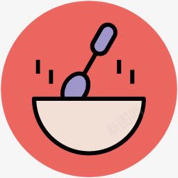 卡通餐具图标png_新图网 https://ixintu.com 儿童画 创意 勺子 卡通 厨房图片素材 图标 手绘 手绘厨房图片 碗 简约 素描 餐具