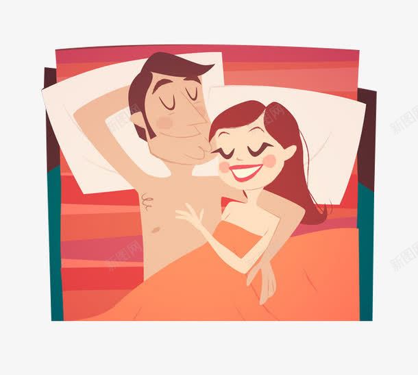睡觉的卡通夫妻png免抠素材_新图网 https://ixintu.com 卡通 夫妻 情侣 晚安 睡觉的人