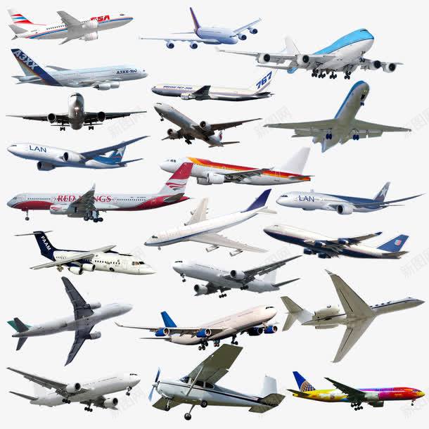 飞机png免抠素材_新图网 https://ixintu.com png图片素材 免费png 战斗机 波音747 航空 飞机广告素材