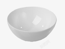白色餐具碗陶瓷制品实物素材
