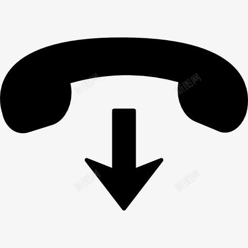 挂了电话图标png_新图网 https://ixintu.com 工具 挂断电话 整理 电话 界面 结束 通信