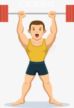 男性躯体举重锻炼的肌肉男人高清图片