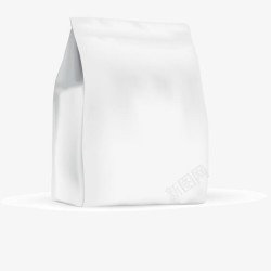 食品包装袋子白色透明袋子高清图片