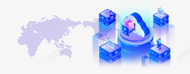 科技元素地图卡通城市粒子png图片免费下载 素材7jsujaqke 新图网